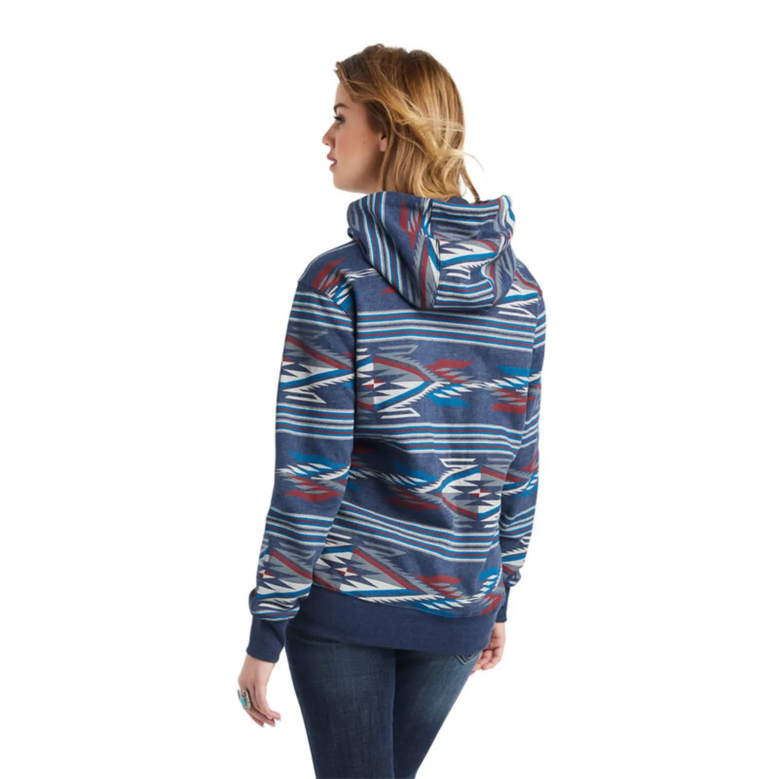 Ariat® Ladies Navy Chimayo Printed Chimayo Pullover 10042137