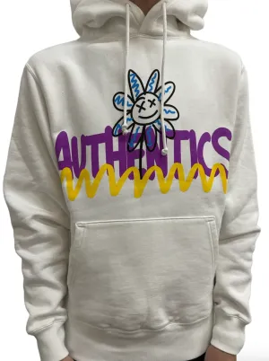 Authentics Clothing Nothing is Permanent Hoodie White