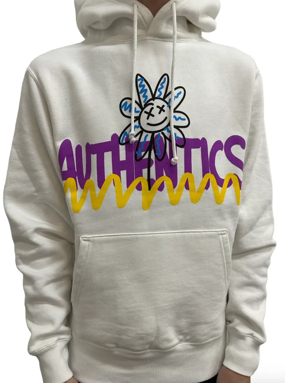 Authentics Clothing Nothing is Permanent Hoodie White