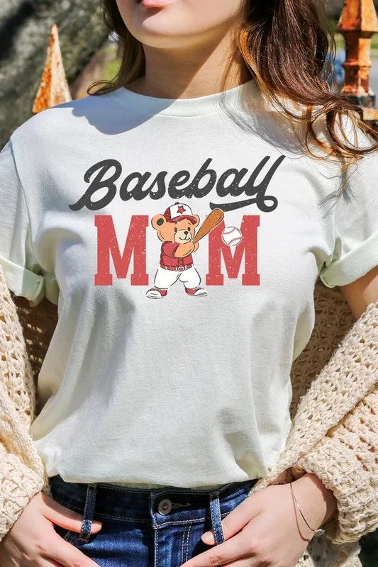Baseball Mom Graphic Plus Tee