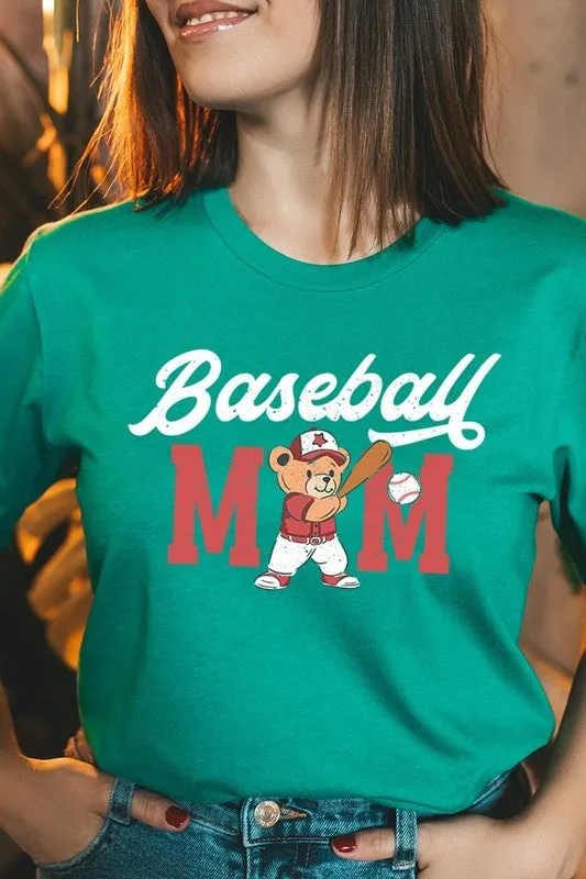 Baseball Mom Graphic Plus Tee