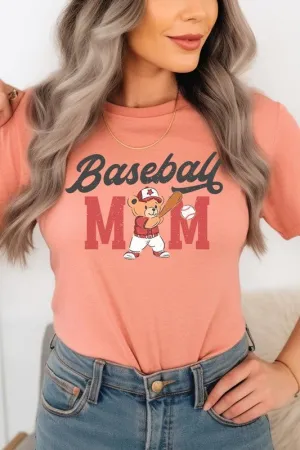 Baseball Mom Graphic Plus Tee