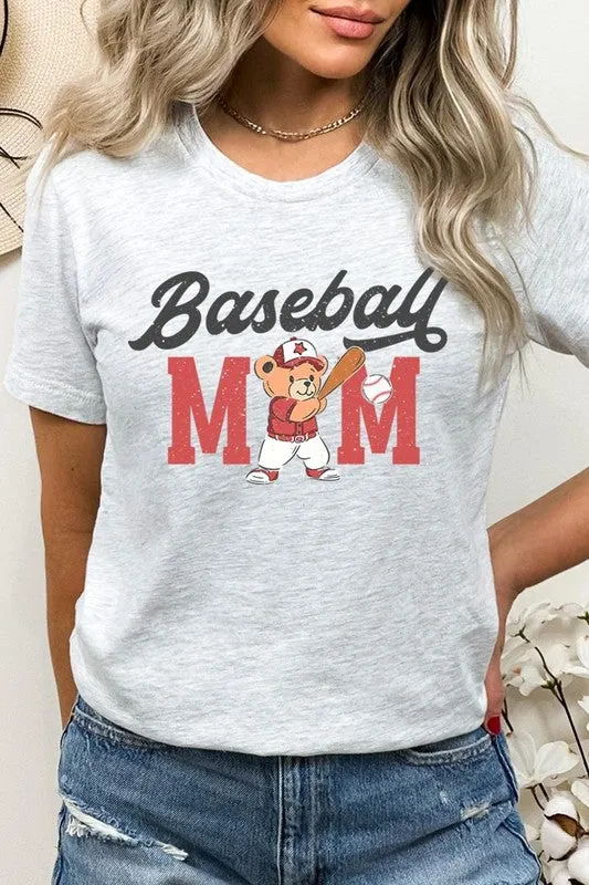 Baseball Mom Graphic Plus Tee