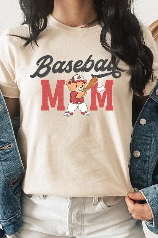Baseball Mom Graphic Plus Tee