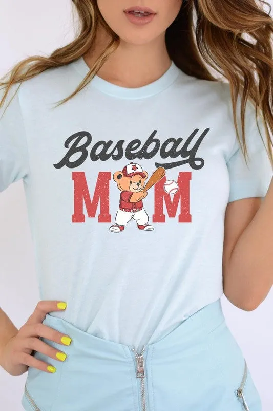 Baseball Mom Graphic Plus Tee