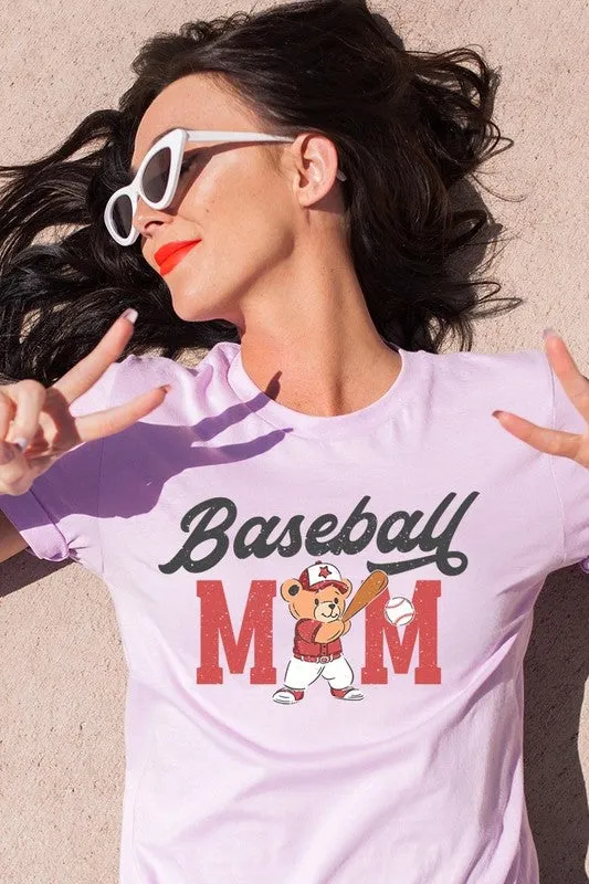 Baseball Mom Graphic Plus Tee