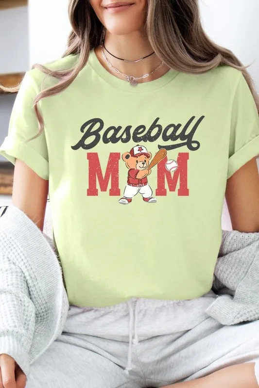 Baseball Mom Graphic Plus Tee