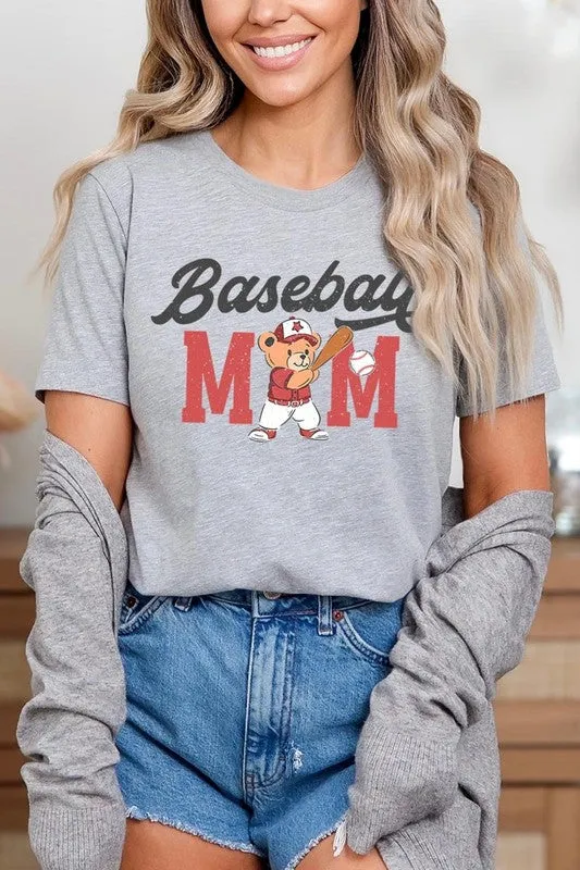 Baseball Mom Graphic Plus Tee