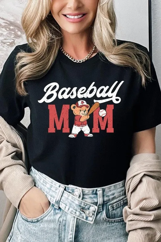 Baseball Mom Graphic Plus Tee