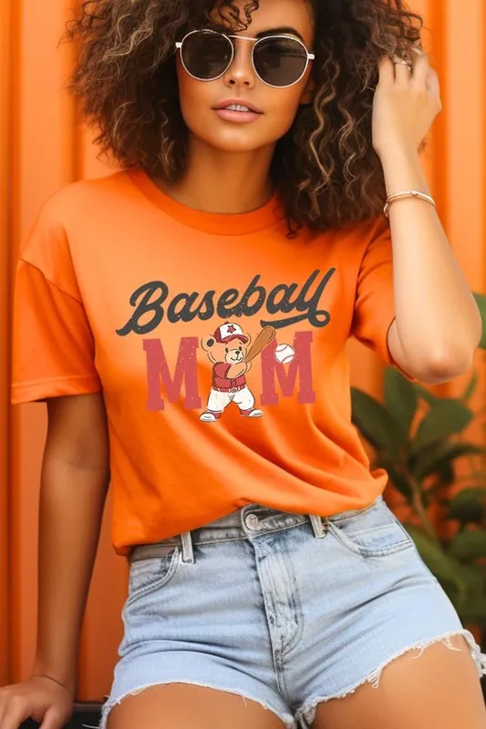 Baseball Mom Graphic Plus Tee