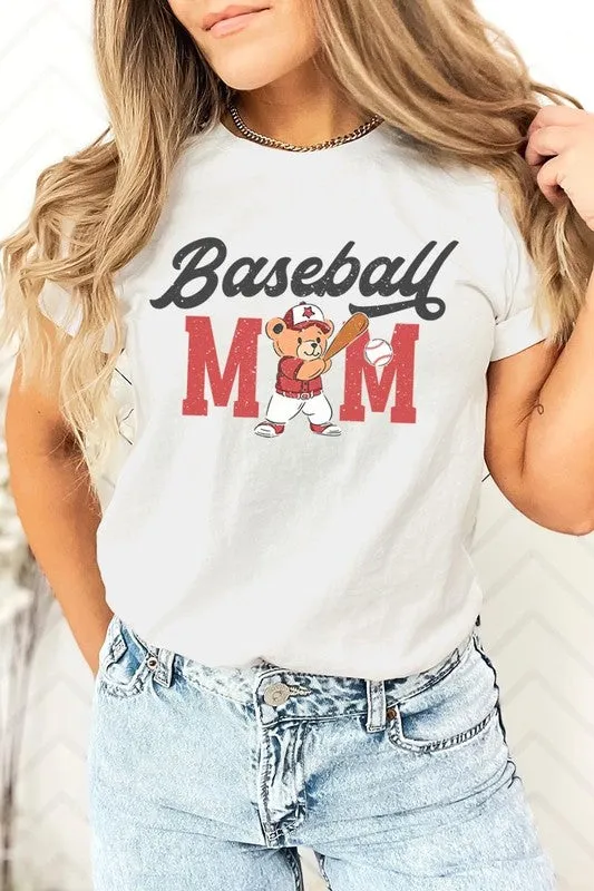 Baseball Mom Graphic Plus Tee
