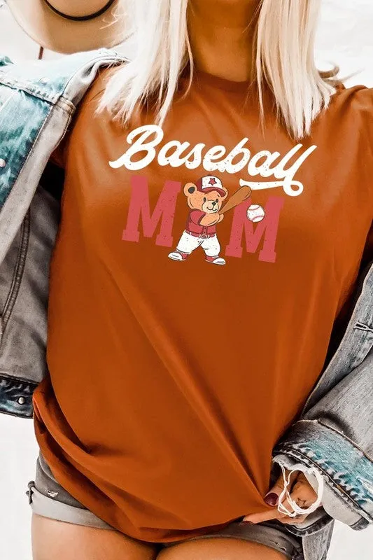 Baseball Mom Graphic Plus Tee