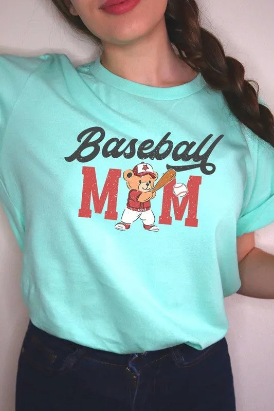 Baseball Mom Graphic Plus Tee
