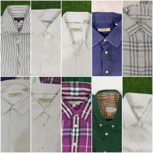 Burberry cotton shirts 10 piece