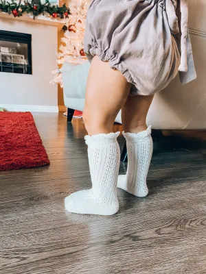 Crochet Knee High Socks