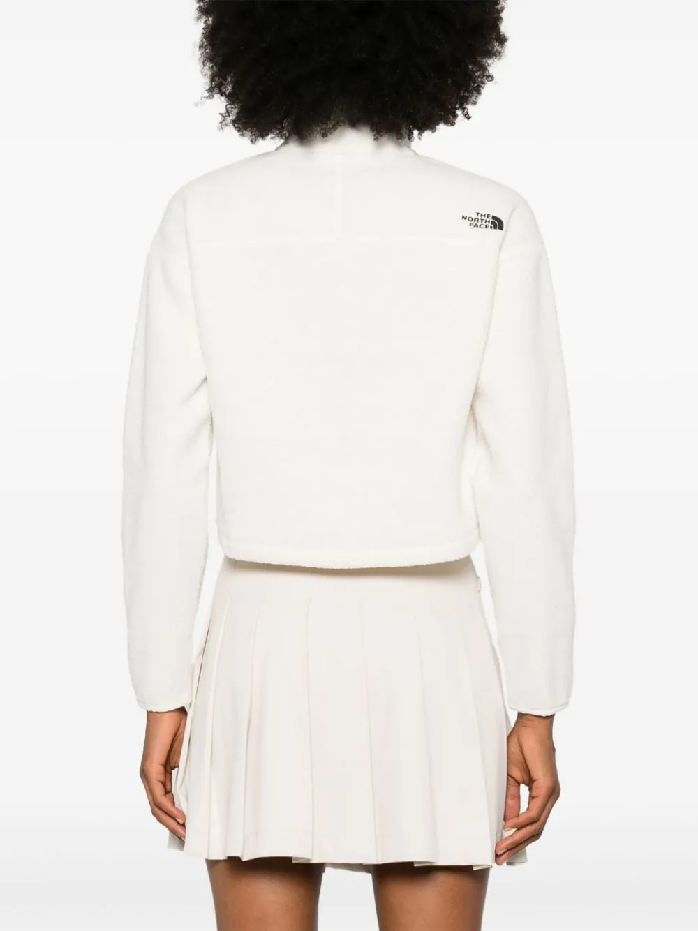 Cropped High Pile Fleece sweatshirt