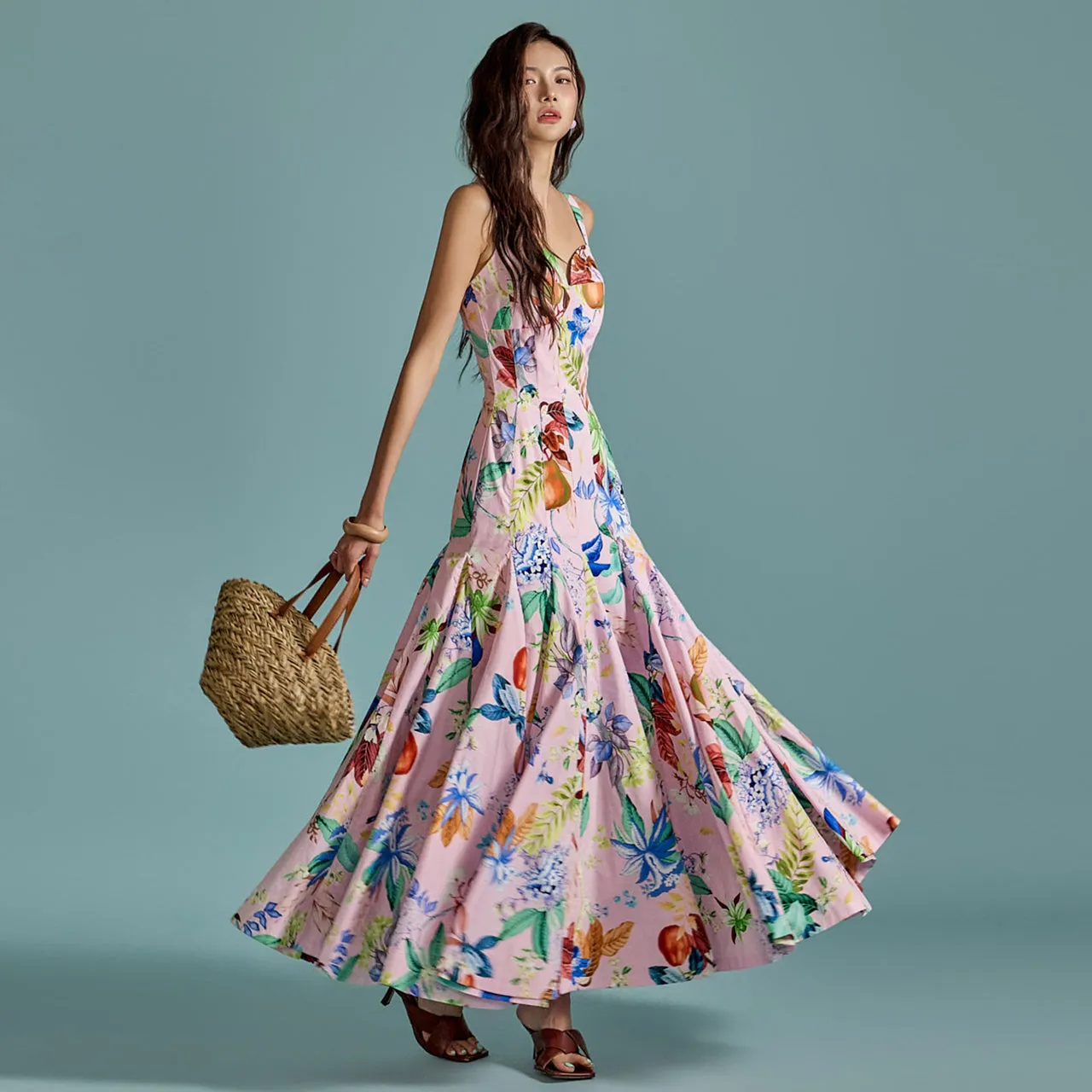 D9502 Tropical Dress