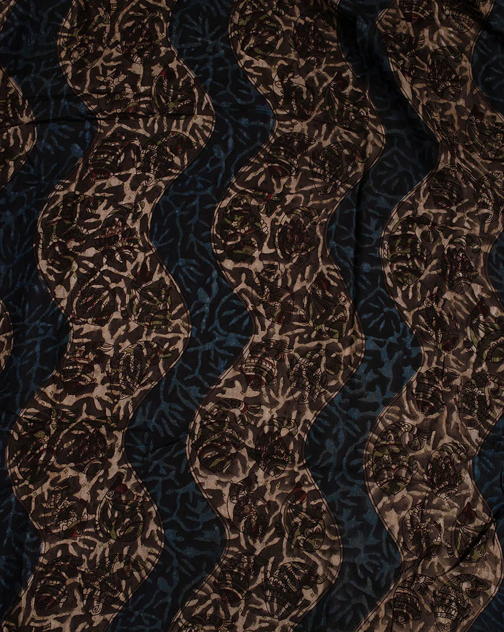 Kashish Hand Block Cotton Silk Fabric