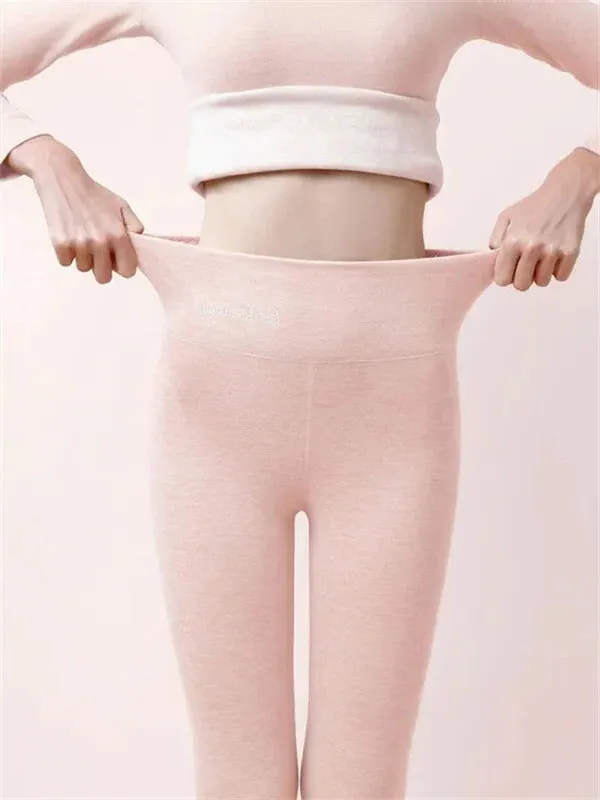 Lined slimming leggings
