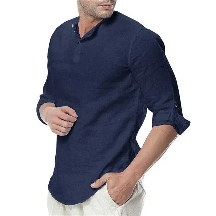 Men's Long Sleeve Cotton Shirts