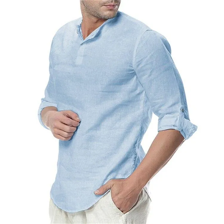 Men's Long Sleeve Cotton Shirts