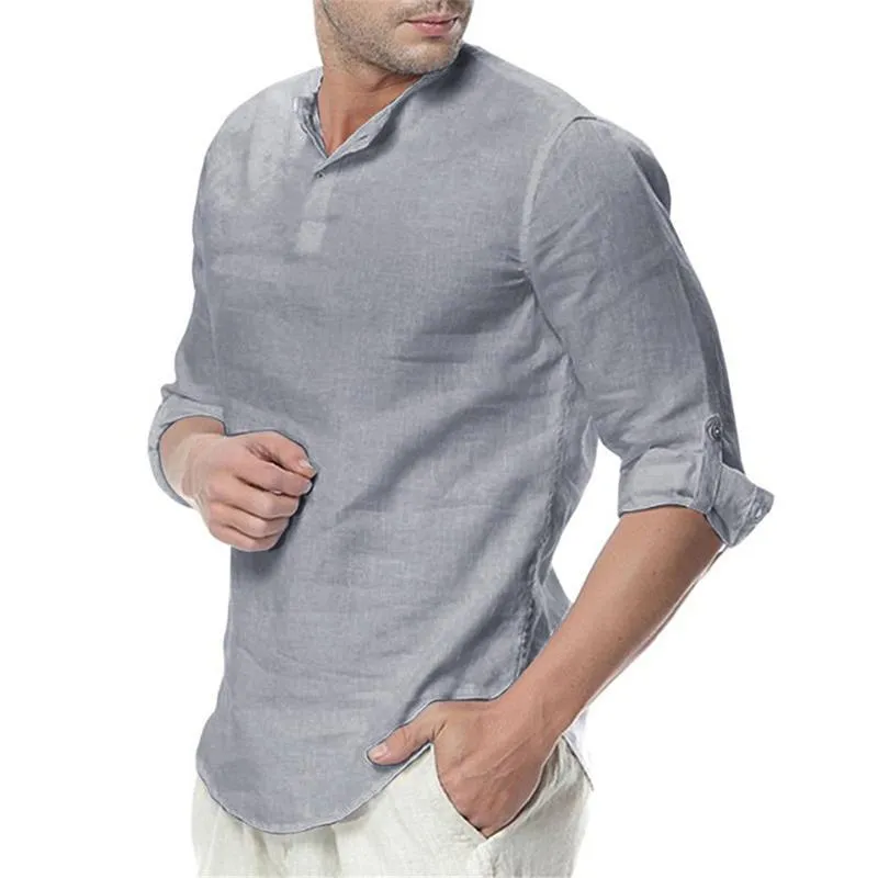 Men's Long Sleeve Cotton Shirts