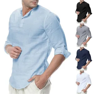 Men's Long Sleeve Cotton Shirts