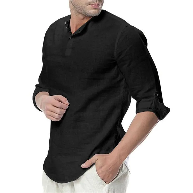 Men's Long Sleeve Cotton Shirts