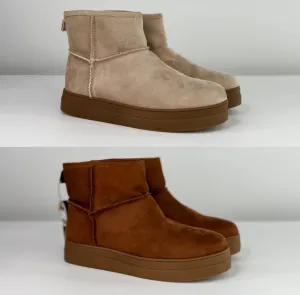 MIA Somebody Should Faux Suede Platform Booties - 2 colors!