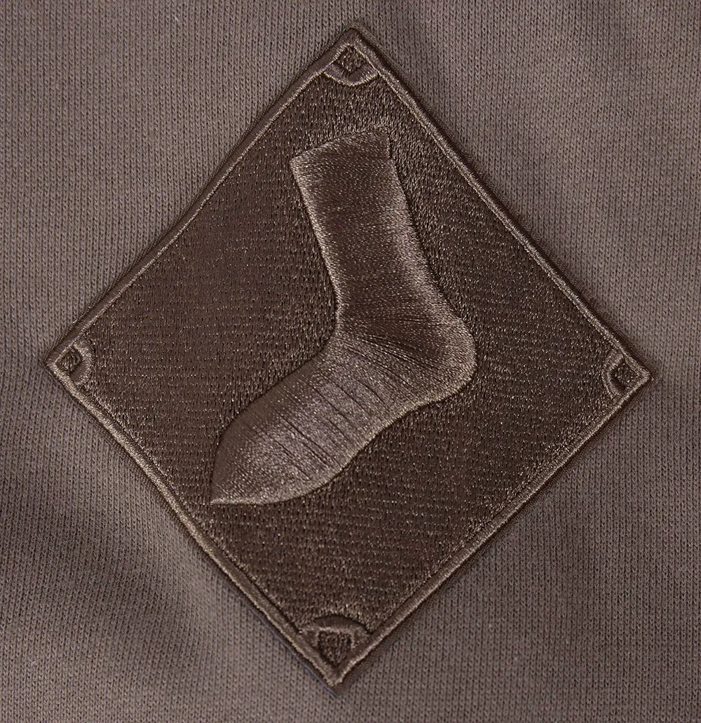 MLB CHICAGO WHITE SOX NEUTRAL MEN'S DROP SHOULDER PO HOODIE (DARK TAUPE)