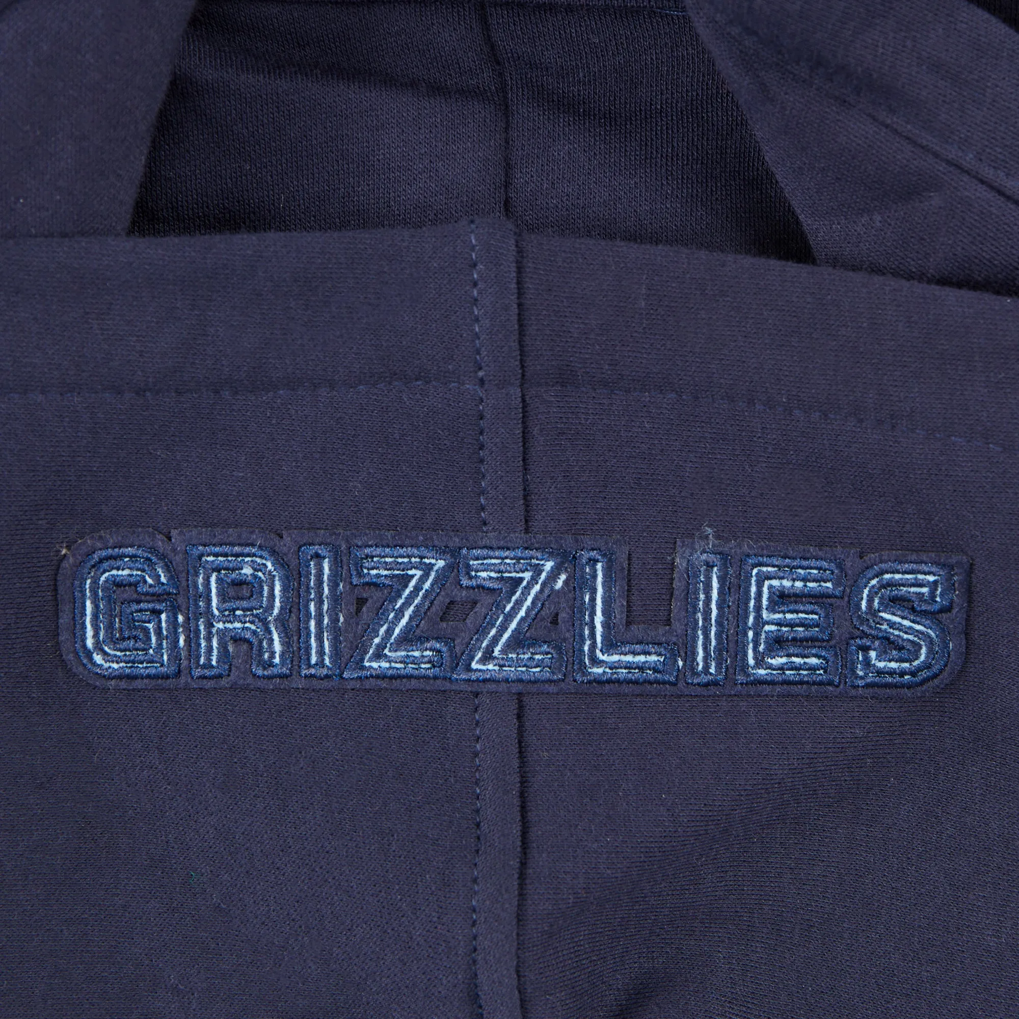 NBA MEMPHIS GRIZZLIES CLASSIC LITTLE BOYS FLC PO HOODIE (MIDNIGHT NAVY)