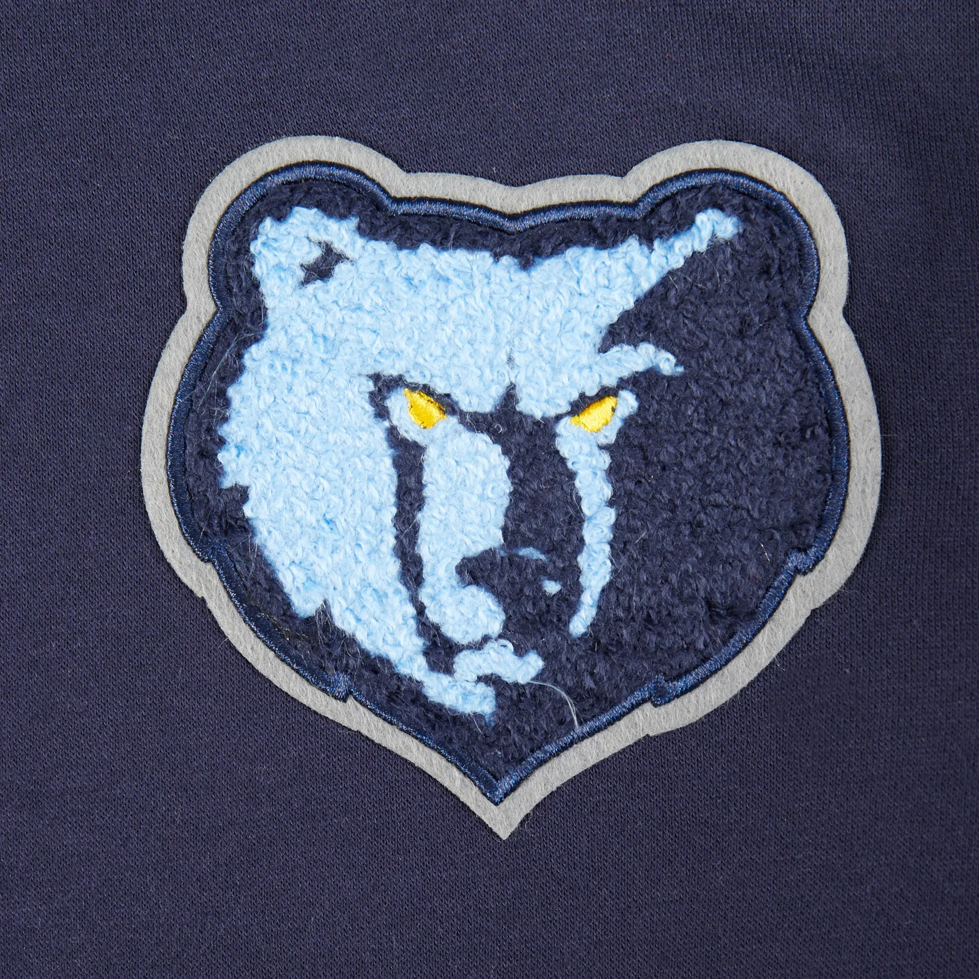 NBA MEMPHIS GRIZZLIES CLASSIC LITTLE BOYS FLC PO HOODIE (MIDNIGHT NAVY)