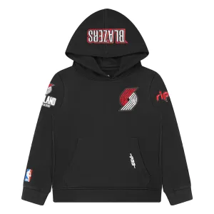 NBA PORTLAND TRAIL BLAZERS CLASSIC TODDLER BOYS FLC PO HOODIE (BLACK)