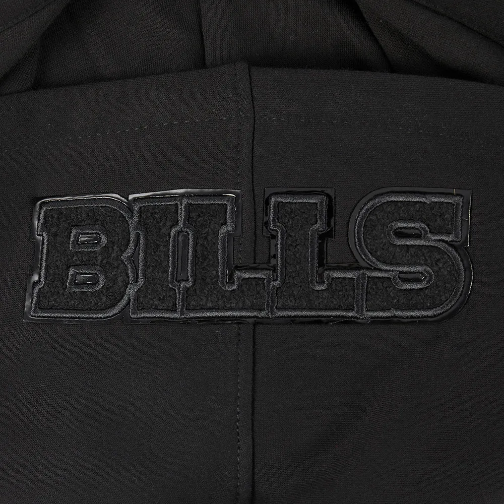 NFL BUFFALO BILLS TRIPLE BLACK BIG BOYS FLC PO HOODIE (BLACK)