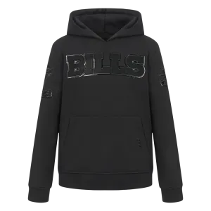 NFL BUFFALO BILLS TRIPLE BLACK BIG BOYS FLC PO HOODIE (BLACK)