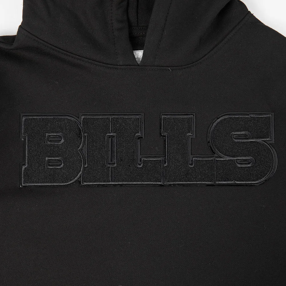 NFL BUFFALO BILLS TRIPLE BLACK BIG BOYS FLC PO HOODIE (BLACK)