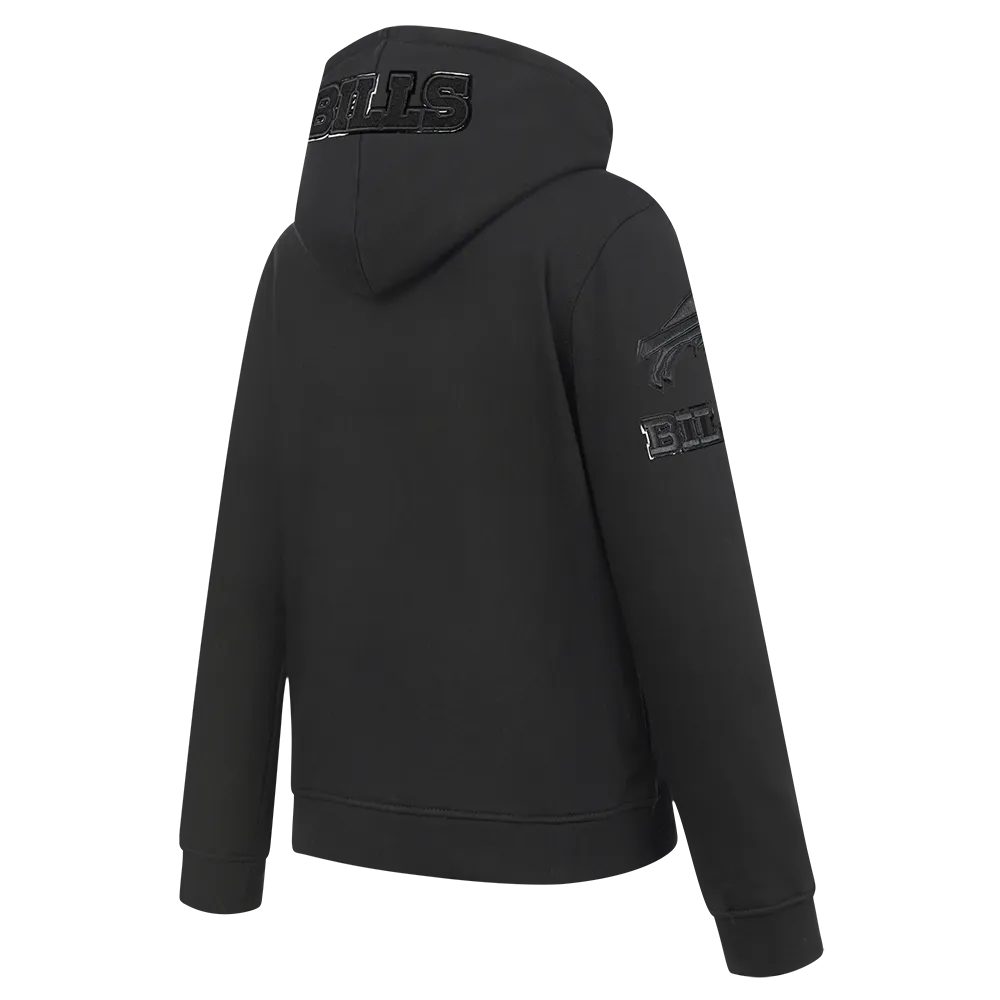 NFL BUFFALO BILLS TRIPLE BLACK BIG BOYS FLC PO HOODIE (BLACK)