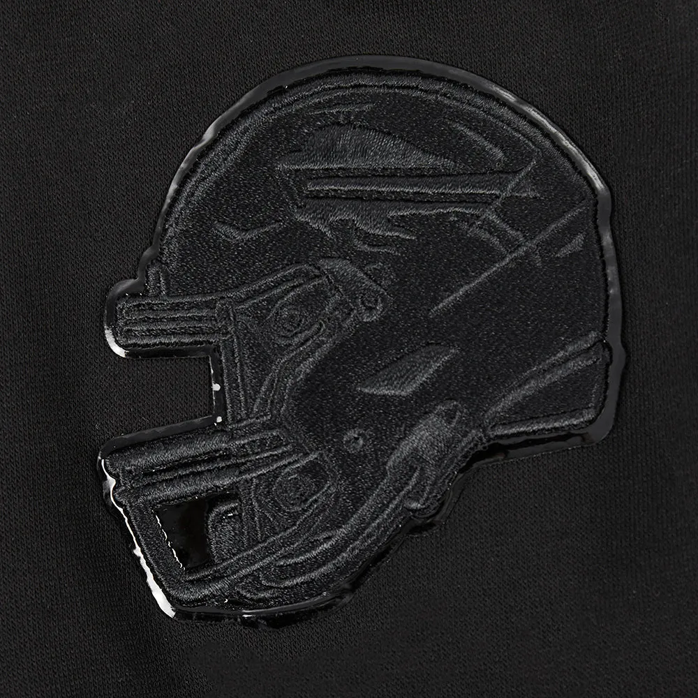 NFL BUFFALO BILLS TRIPLE BLACK BIG BOYS FLC PO HOODIE (BLACK)
