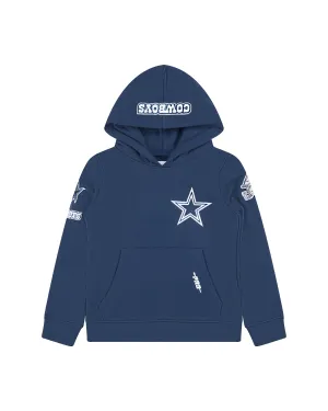 NFL DALLAS COWBOYS CLASSIC LITTLE BOYS FLC PO HOODIE (MIDNIGHT NAVY)