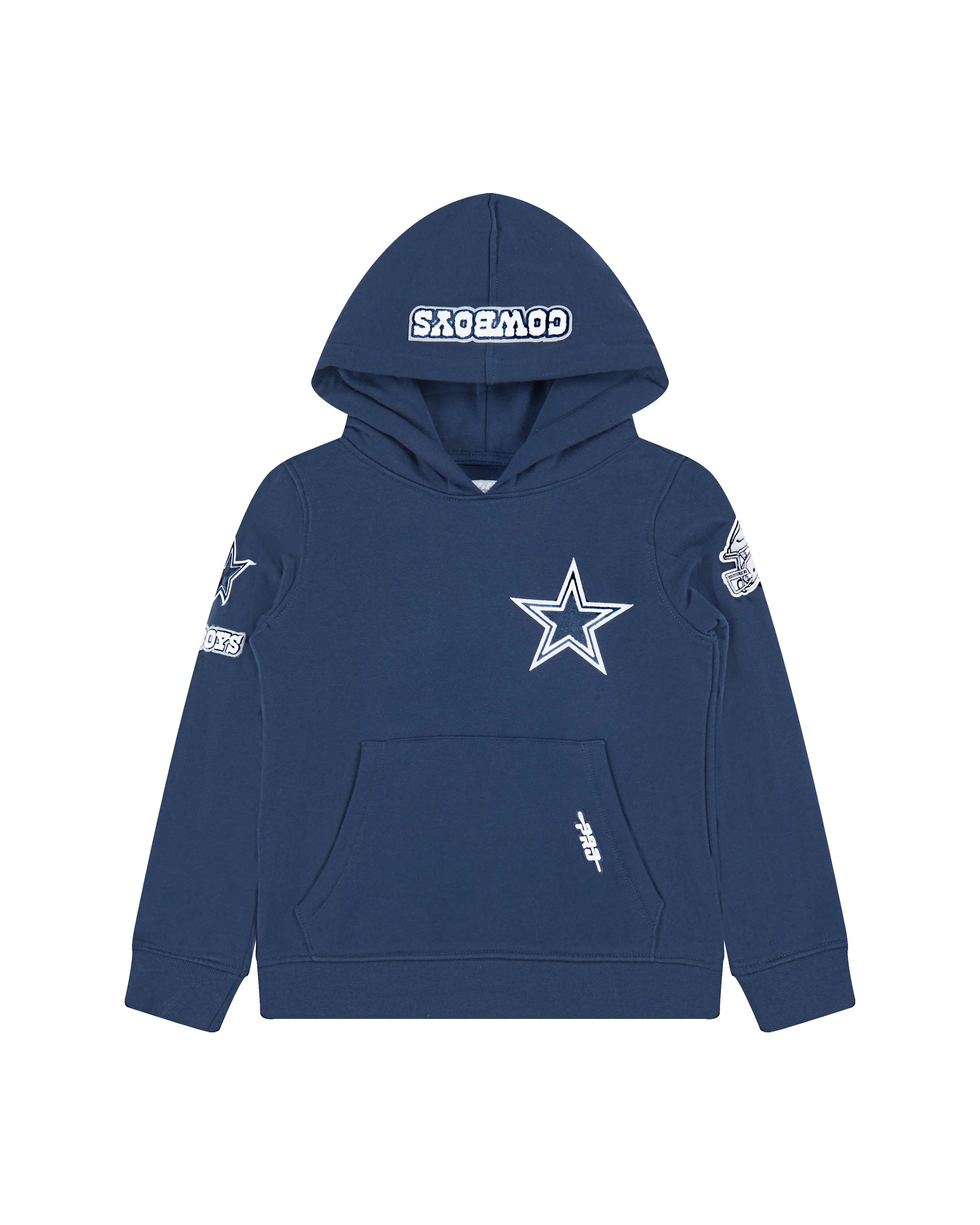 NFL DALLAS COWBOYS CLASSIC LITTLE BOYS FLC PO HOODIE (MIDNIGHT NAVY)