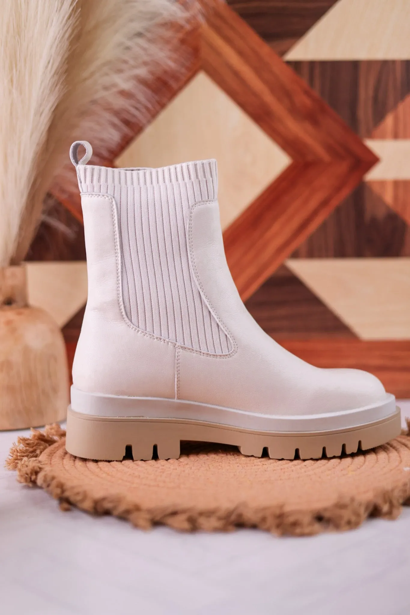 Off White Sock Boot FINAL SALE