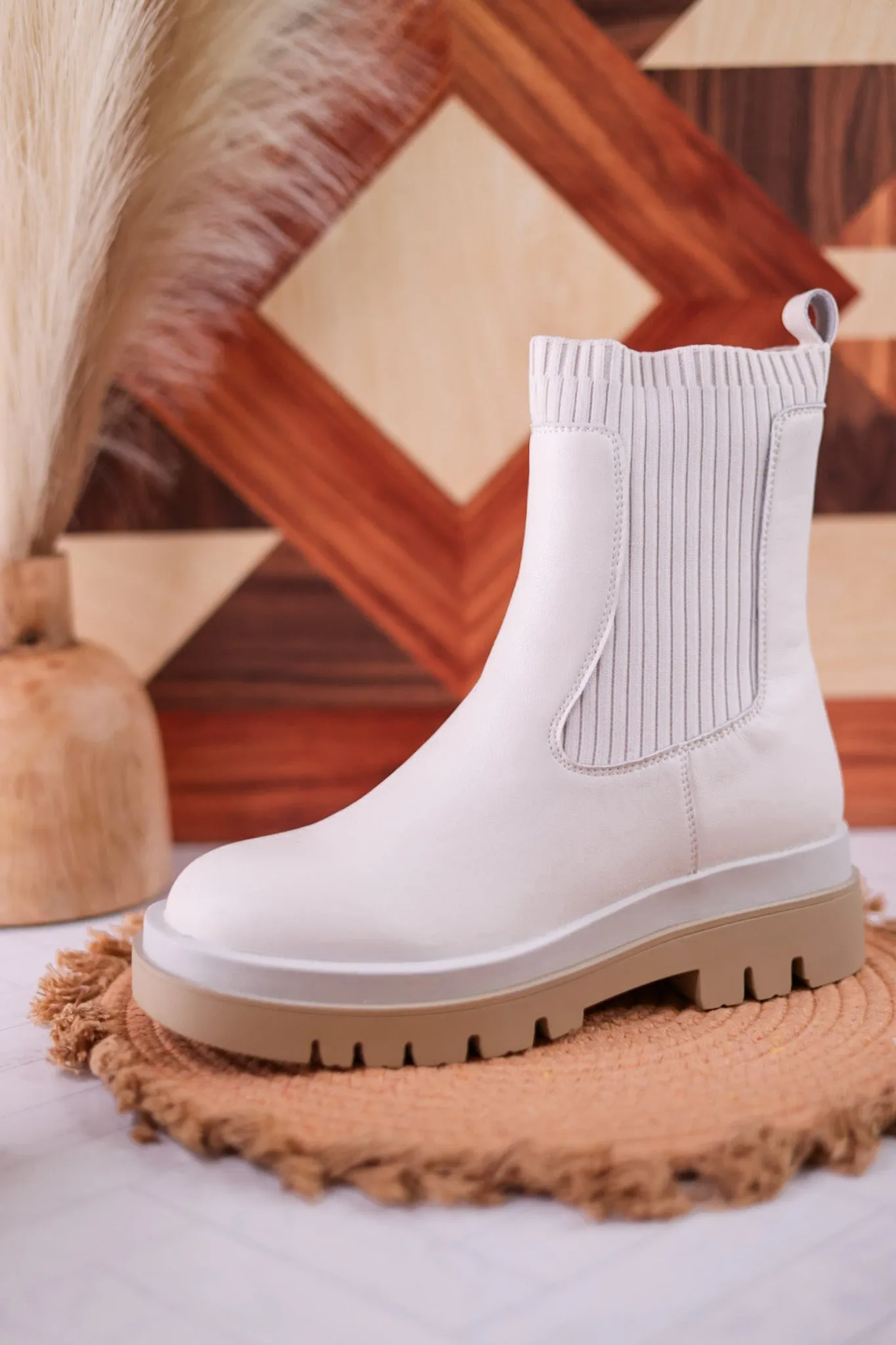 Off White Sock Boot FINAL SALE