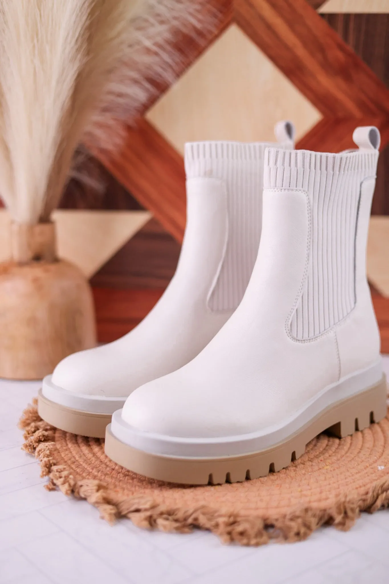 Off White Sock Boot FINAL SALE