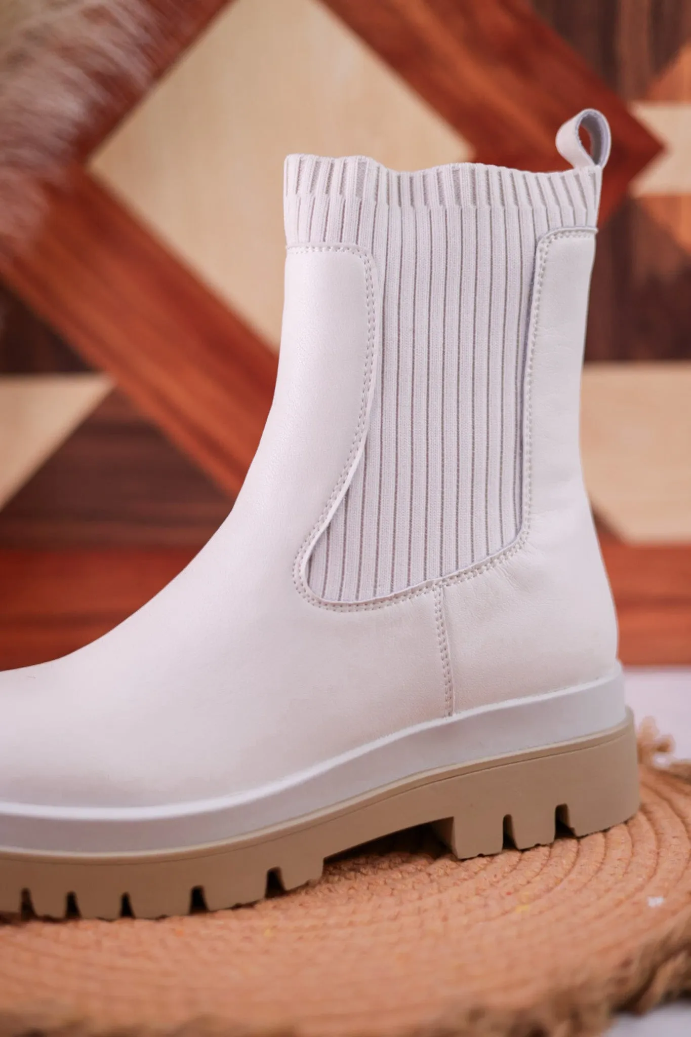 Off White Sock Boot FINAL SALE