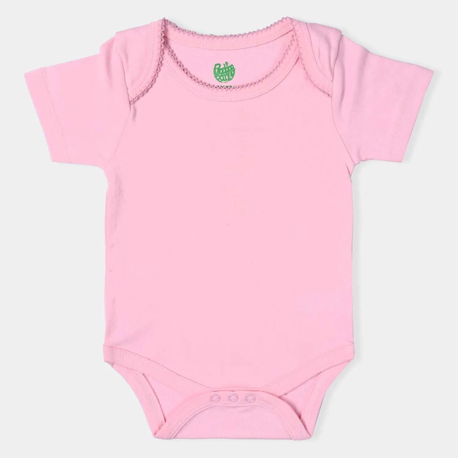 Pack Of 3 Infant Girls Cotton Interlock Rompers Basic