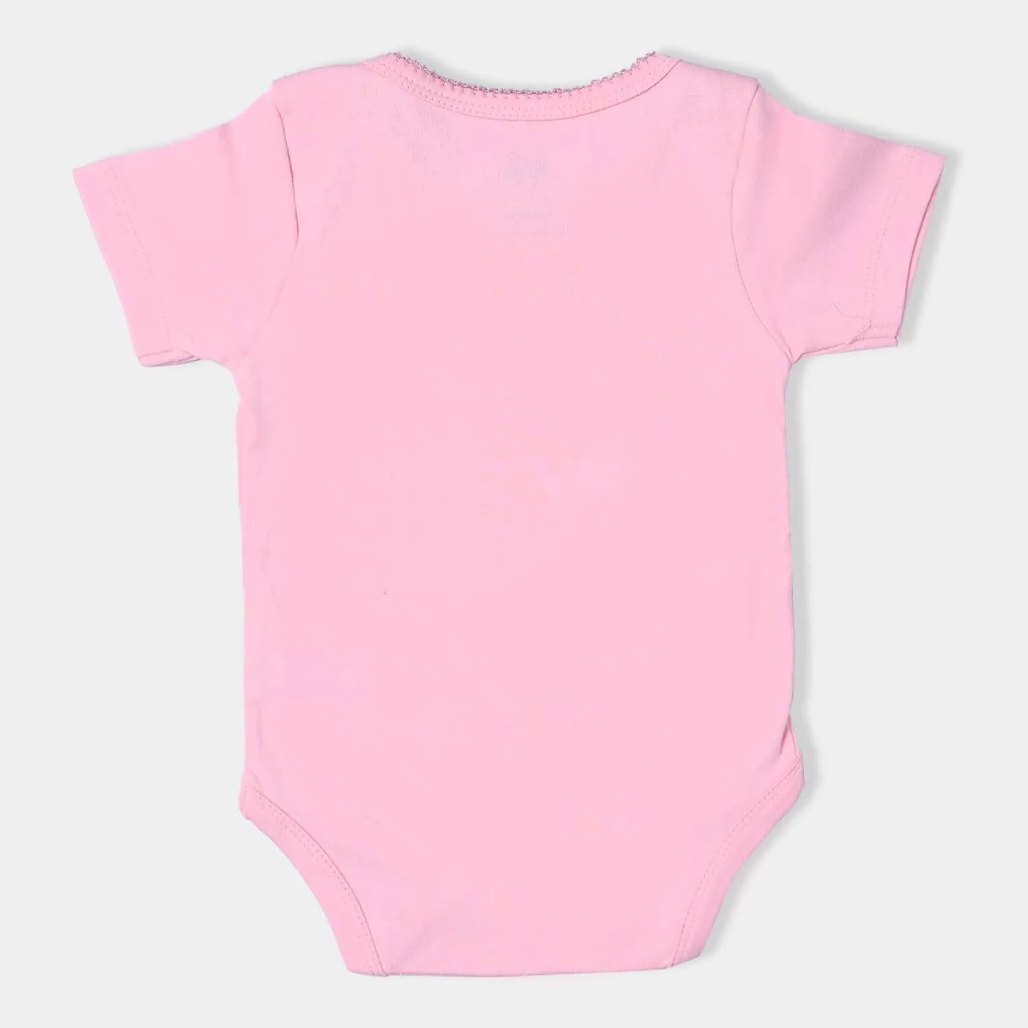 Pack Of 3 Infant Girls Cotton Interlock Rompers Basic