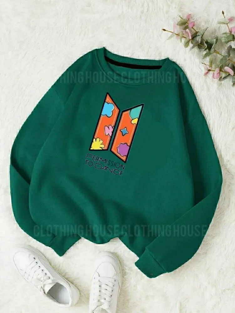 Permission to dance sweatshirt