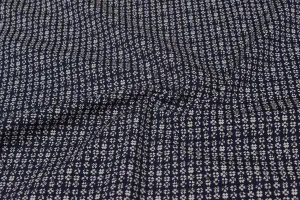 Precut 1.5 -Metres Navy Blue Printed Cotton Poplin Fabric