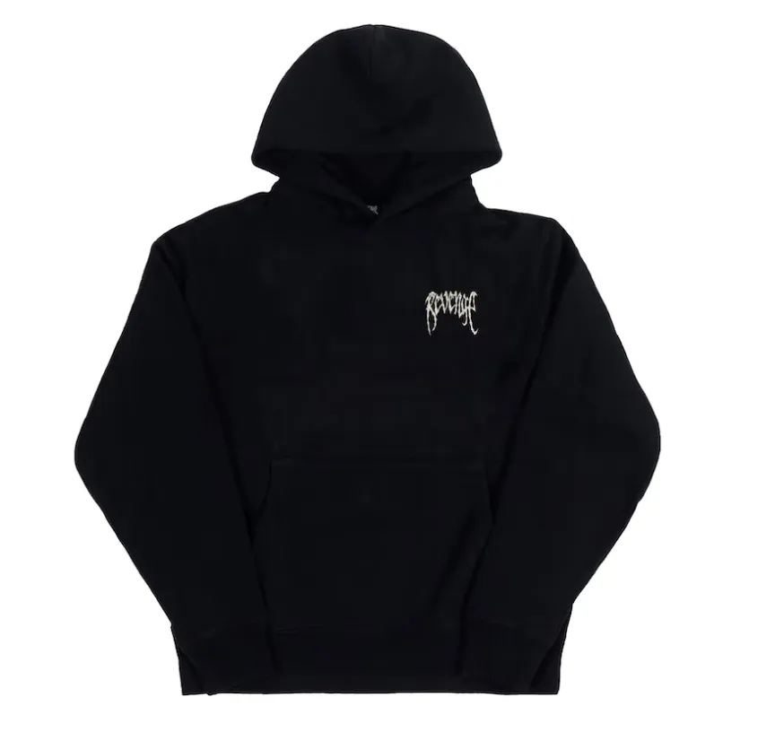 Revenge The Raven Hoodie Black