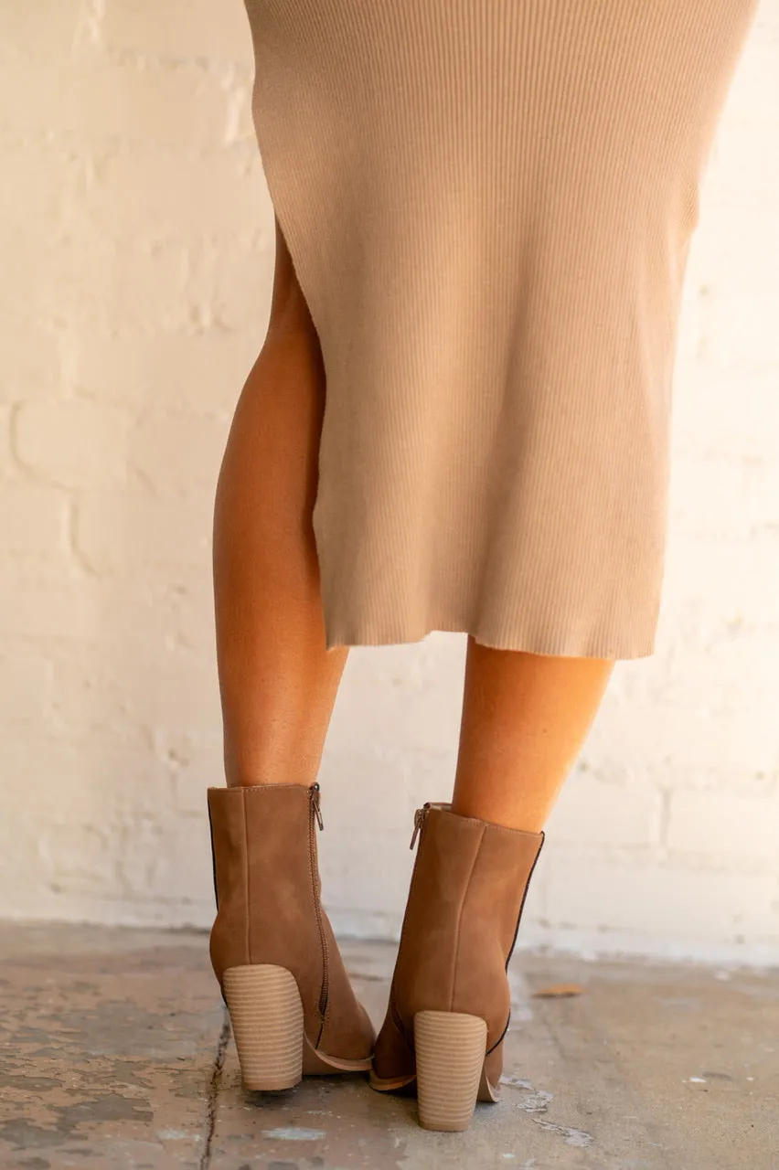 Top Pick Camel Booties